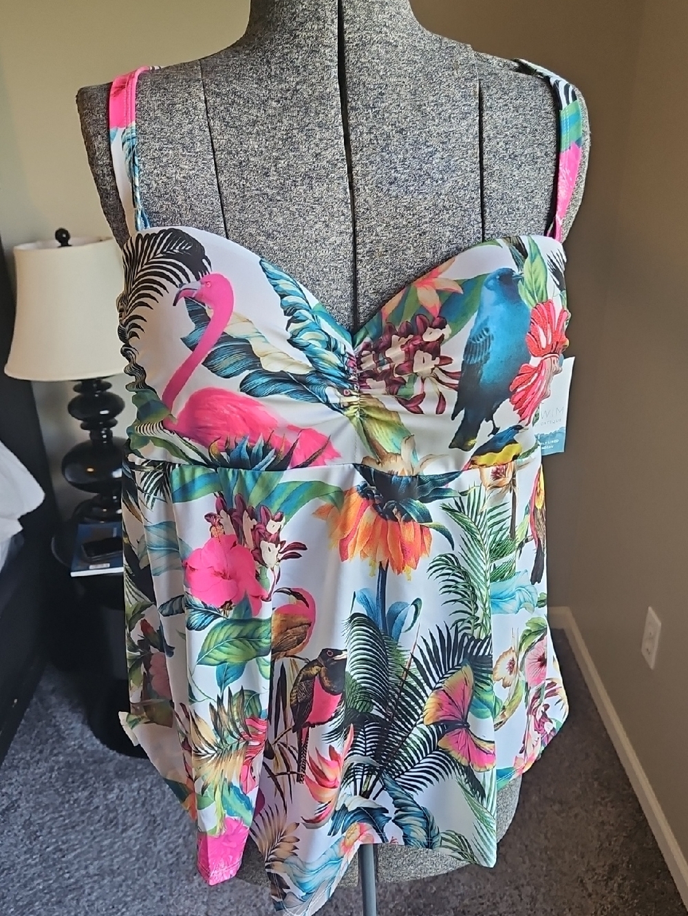 Swim By Cacique Underwire Tankini - Picture 3 of 9